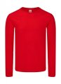 Heren T-shirt LS Fruit of the Loom Iconic 150 Classic 61-446-0 Red